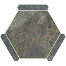 Slate Gray 9x10 Matte Hexagon Porcelain Tile (18 pack, 8.07 sq ft/case)