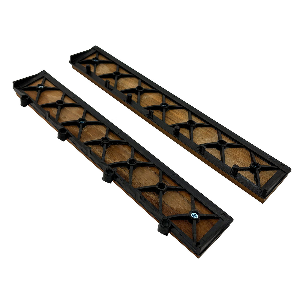 Teak Interlocking Tile End Pieces (Loop, Pin or Corner), photo 4 of 9