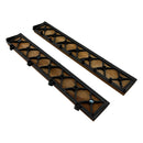 Teak Interlocking Tile End Pieces (Loop, Pin or Corner)