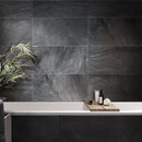 Coal Black 12x24 Field Matte Porcelain Tile (5 pack, 10.763 sq ft/case) - Sample