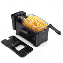 3.2-Qt Electric Deep Fryer with 1700W LED Touch Screen and Enamel Oil Tank