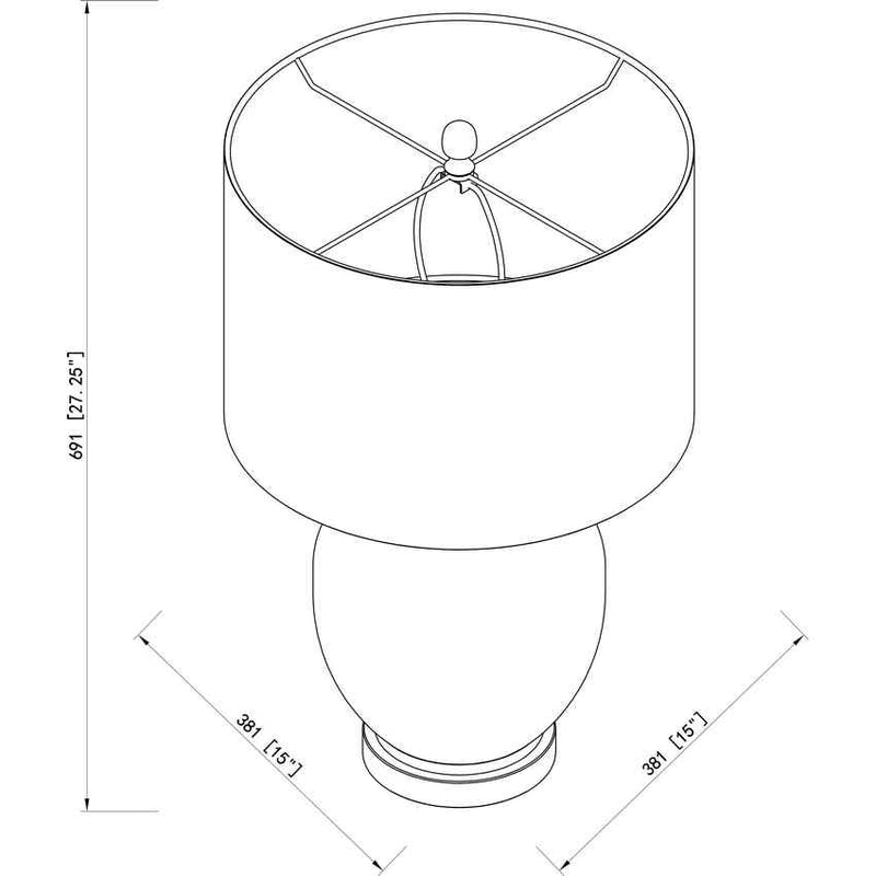 Wartmannstetten Traditional Table Lamp