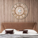 16-20 Inch Silent Wall Clock with Roman Numerals by DirectDeals