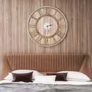 16-20 Inch Silent Wall Clock with Roman Numerals by LJGDeals