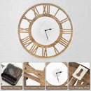16-20 Inch Silent Wall Clock with Roman Numerals by DirectDeals
