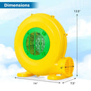 480W Bounce House Blower with Handle and Ground Stakes by LJGDeals
