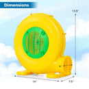 610W Bounce House Blower with Handle and Ground Stakes by LJGDeals