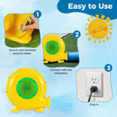 610W Bounce House Blower with Handle and Ground Stakes by LJGDeals