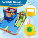610W Bounce House Blower with Handle and Ground Stakes by LJGDeals