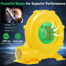780W Bounce House Blower 1 HP Portable Air Pump Fan with Handle and Ground Stakes by LJGDeals