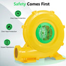 780W Bounce House Blower 1 HP Portable Air Pump Fan with Handle and Ground Stakes by LJGDeals