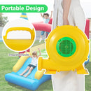 780W Bounce House Blower 1 HP Portable Air Pump Fan with Handle and Ground Stakes by LJGDeals