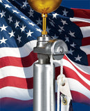 Aluminum Flagpole - External Rope - Heavy Duty, Lifetime Warranty | Made in USA