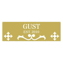 Name EST Metal Monogram