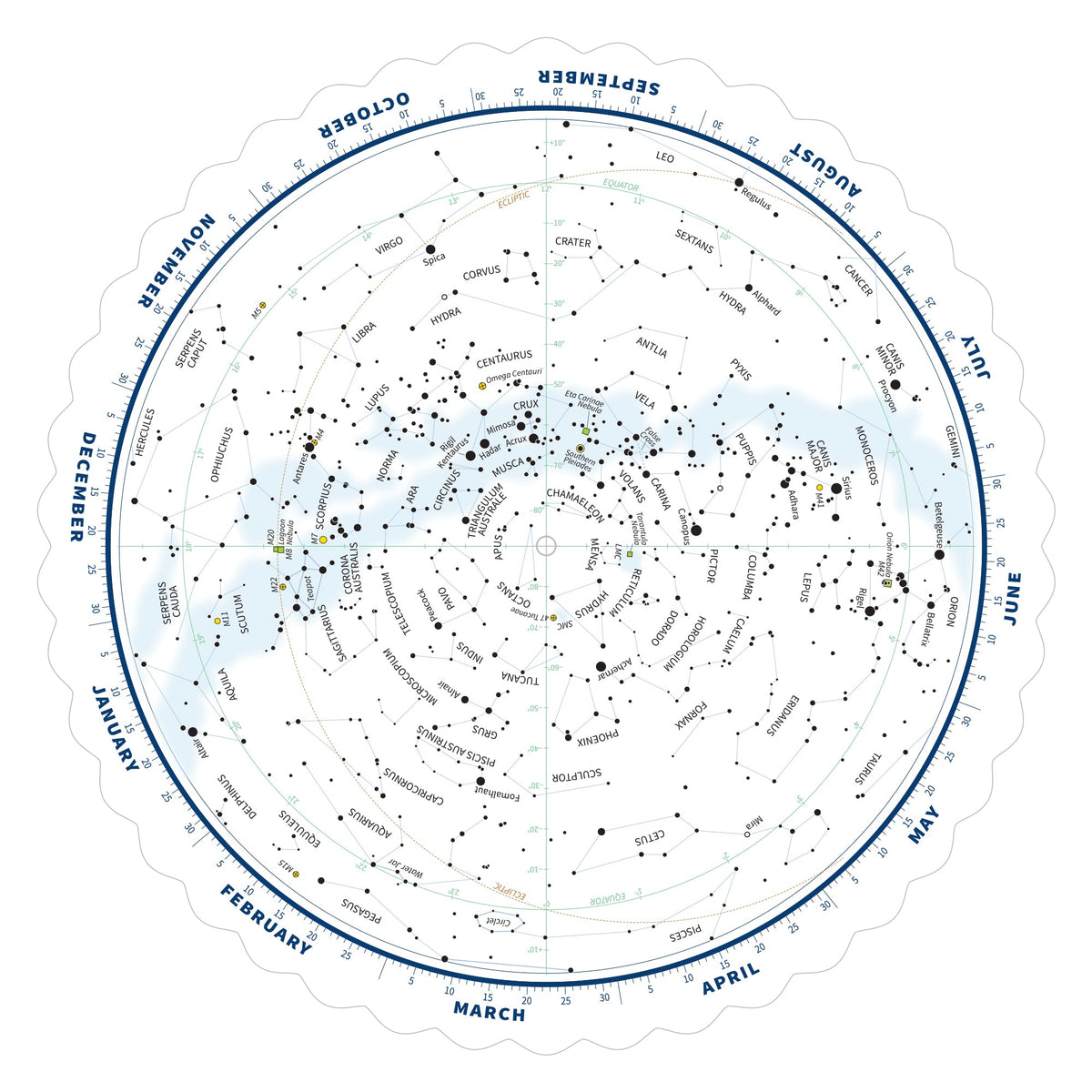 Tirion Double-Sided Multi-Latitude Planisphere, photo 4 of 4