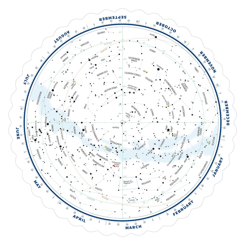 Tirion Double-Sided Multi-Latitude Planisphere, photo 3 of 4