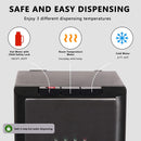 5 Gallon Bottom Loading Water Cooler Dispenser with 3-Temperature & Child Safety Lock, Black