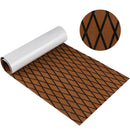 EVA Foam Boat Decking Sheet with Diamond Shape for Boat Surfboard-Brown by DirectDeals