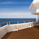 EVA Foam Boat Decking Sheet with Diamond Shape for Boat Surfboard-Brown by DirectDeals
