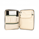 packlab Cream & Green iPad Sleeve Case – Slim Protective Tablet Case for iPad 10th Generation, iPad 11th Generation & iPad Air 11 Inch – Padded Zippered Tablet Sleeve with Organizer