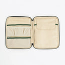 packlab Cream & Green iPad Sleeve Case – Slim Protective Tablet Case for iPad 10th Generation, iPad 11th Generation & iPad Air 11 Inch – Padded Zippered Tablet Sleeve with Organizer by Everything Mary