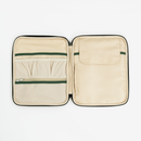 packlab Cream & Green iPad Sleeve Case – Slim Protective Tablet Case for iPad 10th Generation, iPad 11th Generation & iPad Air 11 Inch – Padded Zippered Tablet Sleeve with Organizer