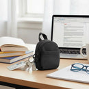 packlab Micro Nano Backpack Keychain - Black Mini Backpack Coin Purse for Cards, Lip Balm & Essentials by Everything Mary