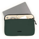 packlab Cream and Green Laptop Sleeve with Front Pocket – Slim Padded 14 Inch Laptop Case – Minimal Computer Sleeve for Work, Travel & Everyday Carry by Everything Mary
