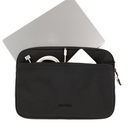 packlab Black Laptop Sleeve with Front Pocket – Slim Padded Laptop Case for 14 Inch Laptops – Minimal Computer Sleeve for Work, Travel & Everyday Carry