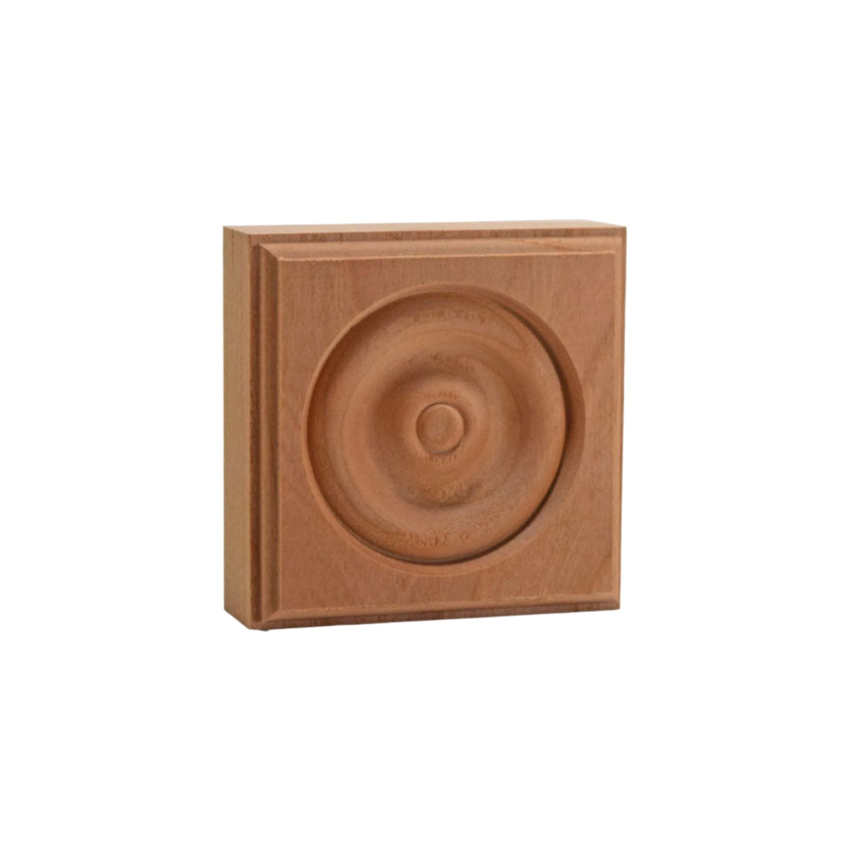 EWAP30 Rosette Casing Corner Block 1 inch x 3 inch Square Unfinished, photo 2 of 5
