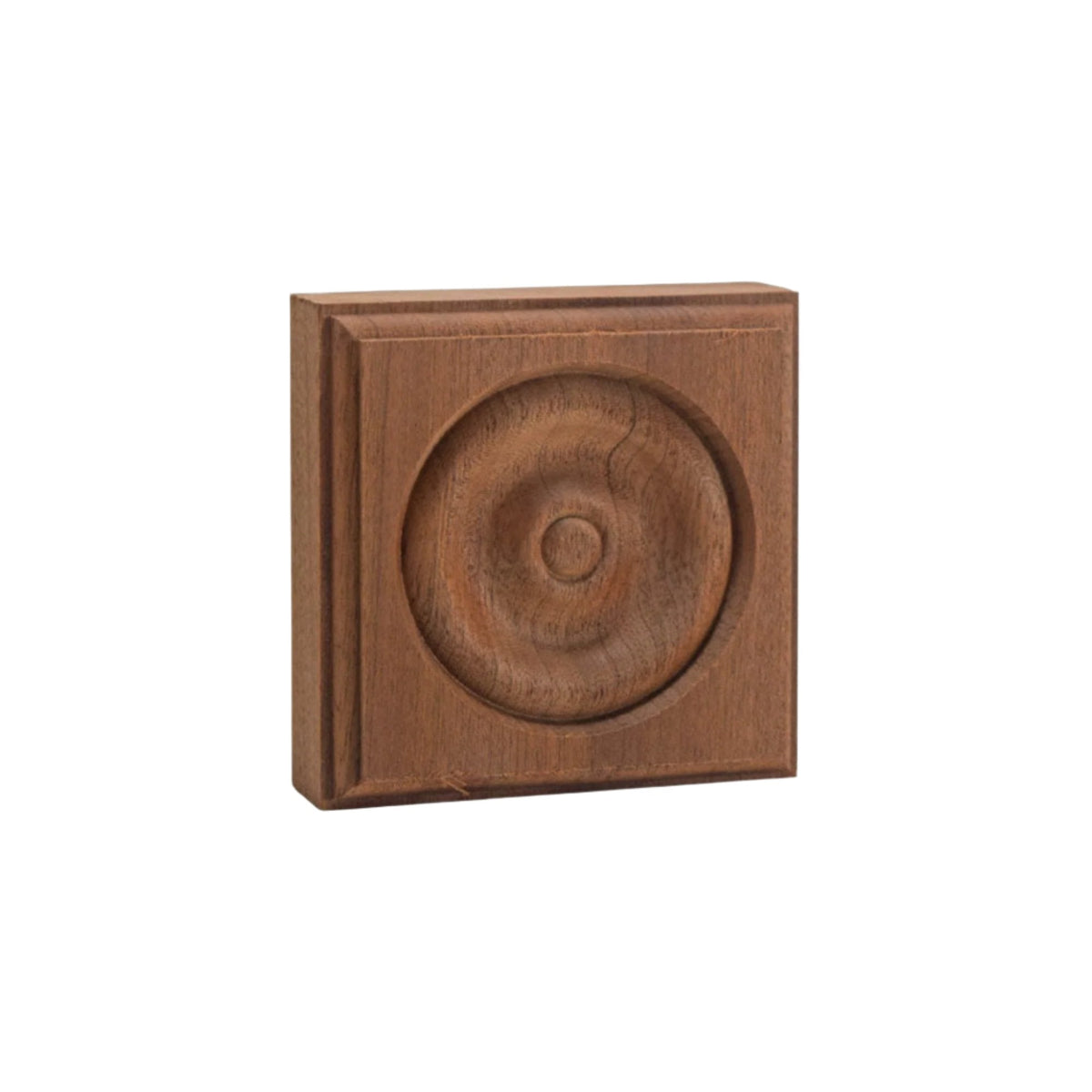 EWAP30 Rosette Casing Corner Block 1 inch x 3 inch Square Unfinished, photo 5 of 5