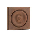 EWAP40 Rosette Casing Corner Block 1 inch x 4 inch Square Unfinished