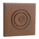 EWAP90 Rosette Casing Corner Block 1 inch x 5-1/2 inch Square Unfinished