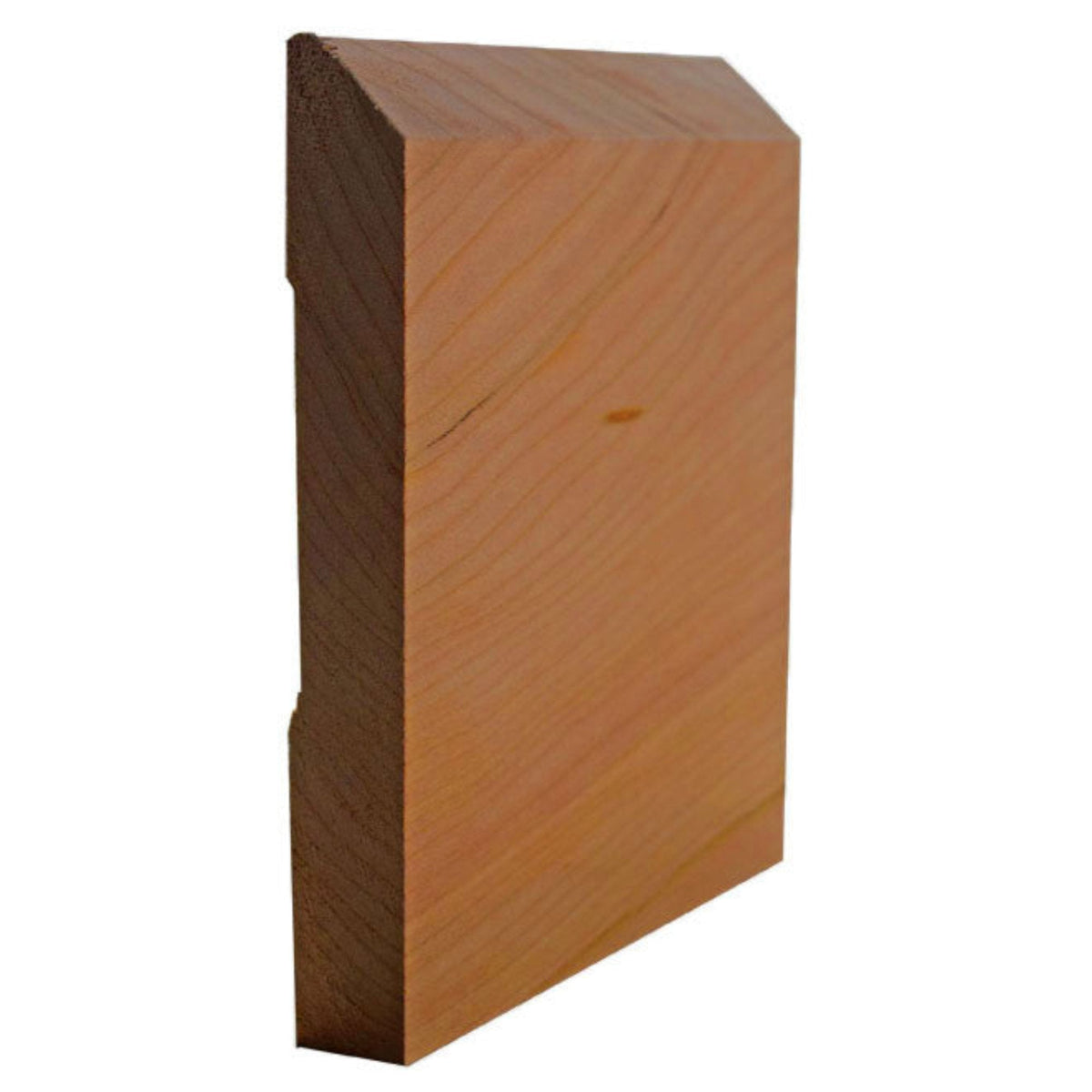 EWBB15 Beveled Edge Baseboard 5-1/4" Tall x 11/16" Moulding Unfinished, photo 3 of 6
