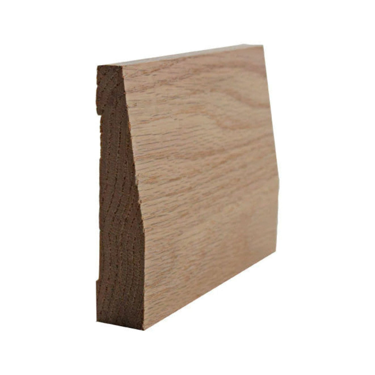 EWBB32 Beveled 3-1/2" Tall x 3/4" Baseboard Moulding. Unfinished, photo 5 of 6