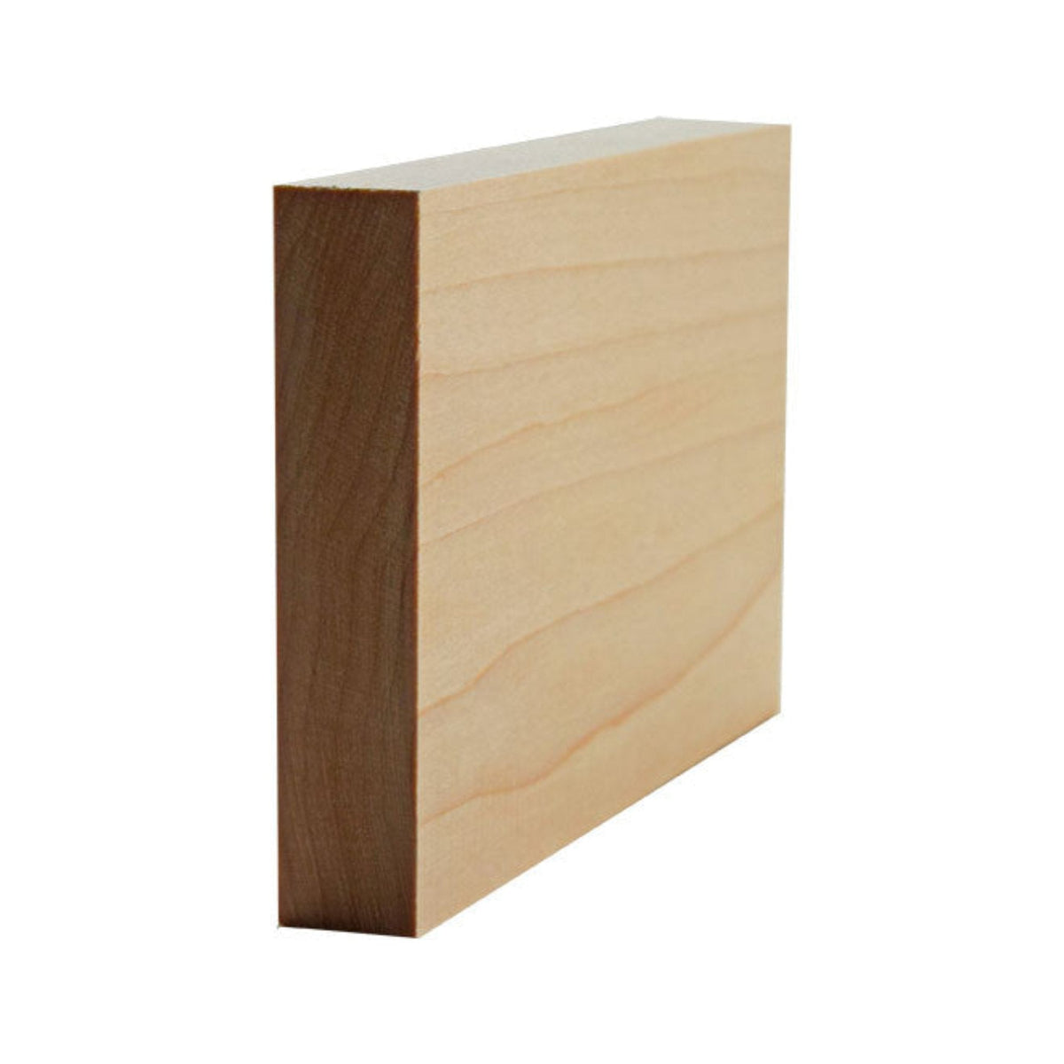 EWBB52 Square edge 3-1/2" Tall x 3/4" Baseboard Moulding. Unfinished, photo 3 of 7