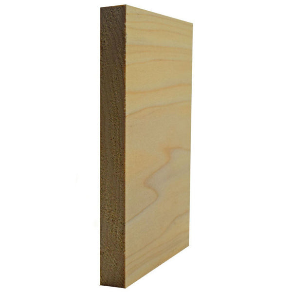 EWBB54 square edge 7-1/4" Tall x 3/4" Baseboard Moulding. Unfinished