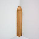 EWBB61 Base Inside Corner Block 7/8" square x 6-1/2" Tall Unfinished