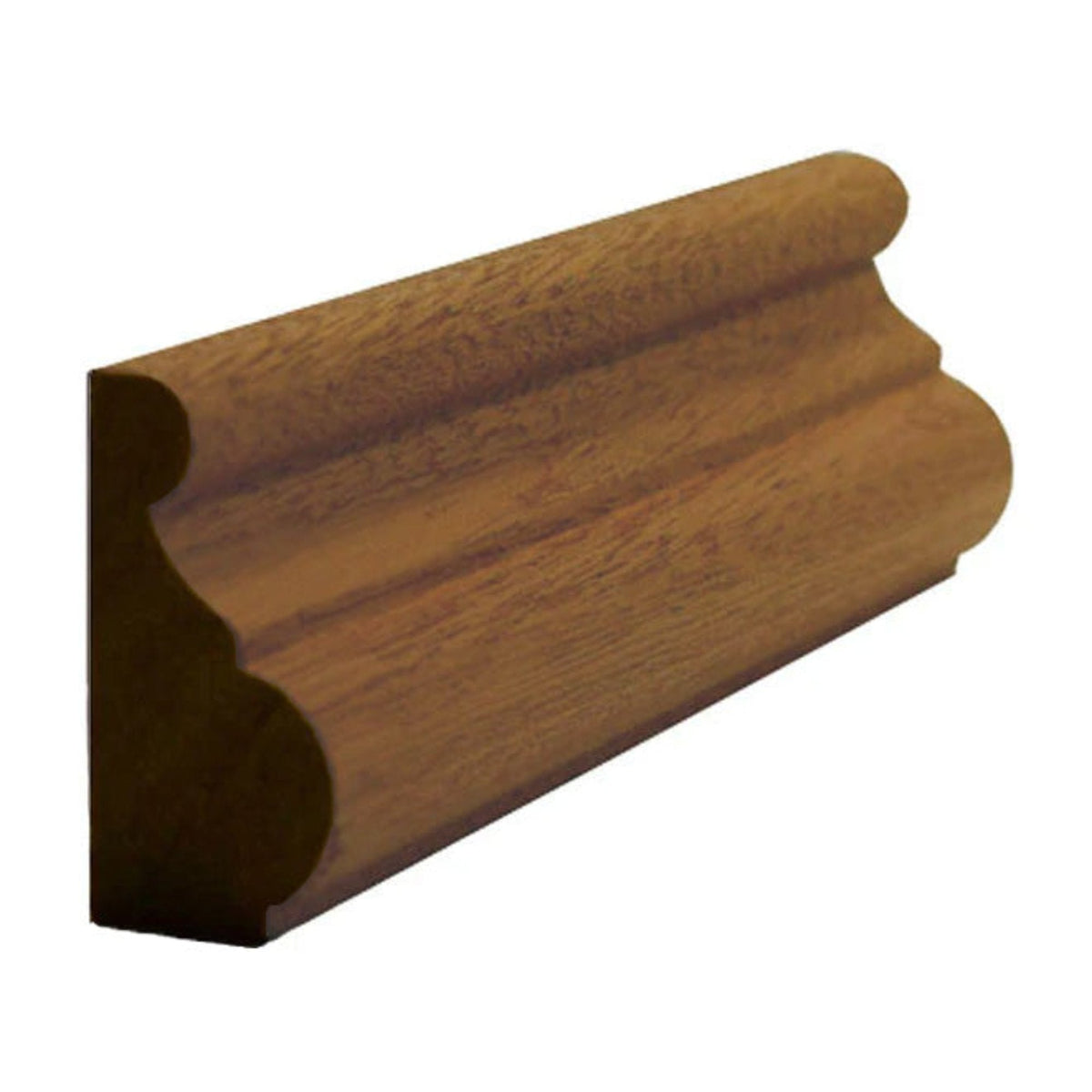 EWBC13 Traditional 1-3/8" Tall x 11/16" Base Cap Moulding. Unfinished, photo 6 of 8