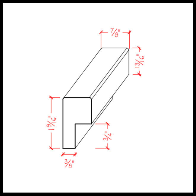 EWCB15 Casing Back Band Trim Moulding