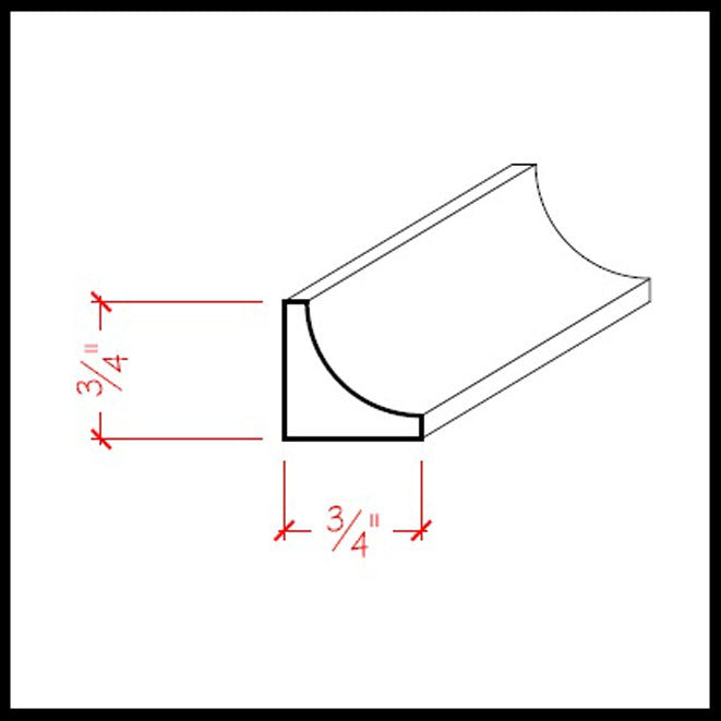 EWCC12 Cove Trim Moulding.