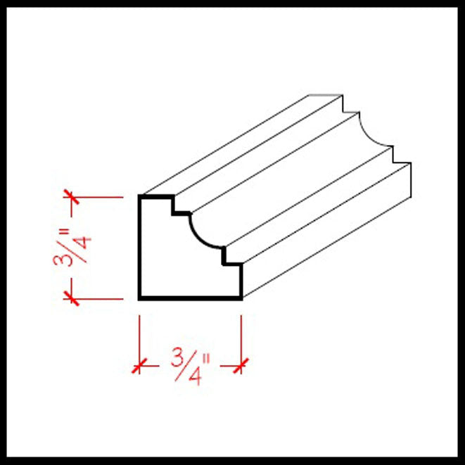 EWCC14 Cove Trim Moulding