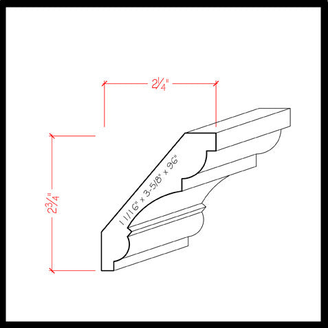 EWCR20 Crown Moulding Trim