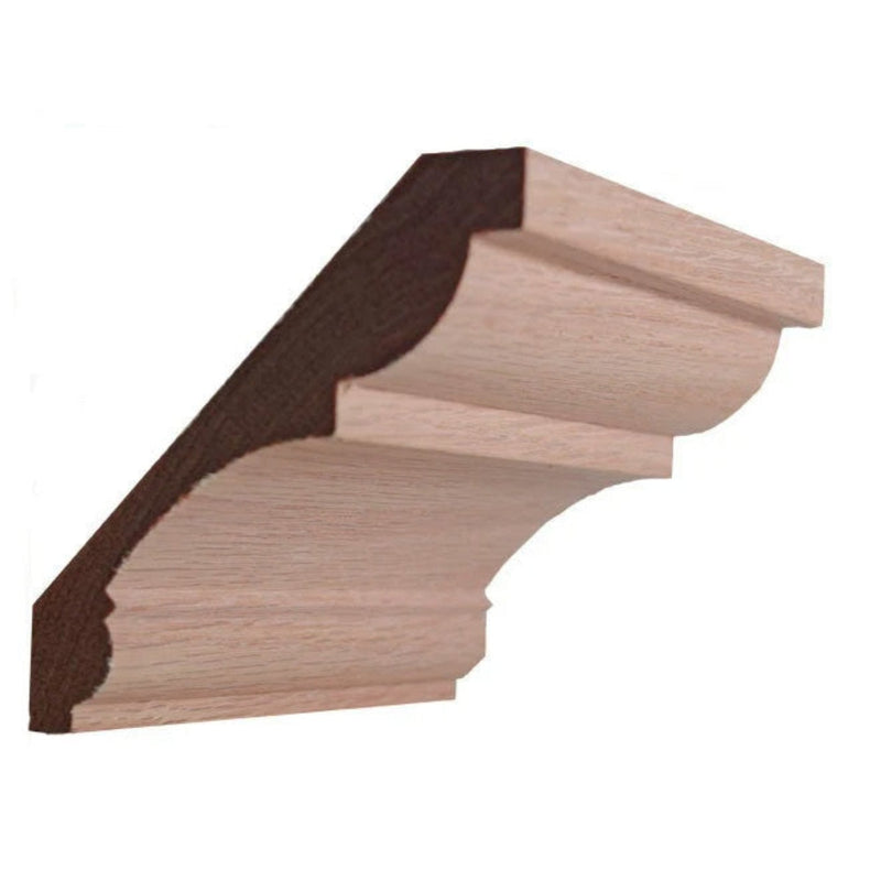 EWCR21 Crown 3/4" x 4-5/8" Unfinished 3-1/4" High x 3-1/4" Deep