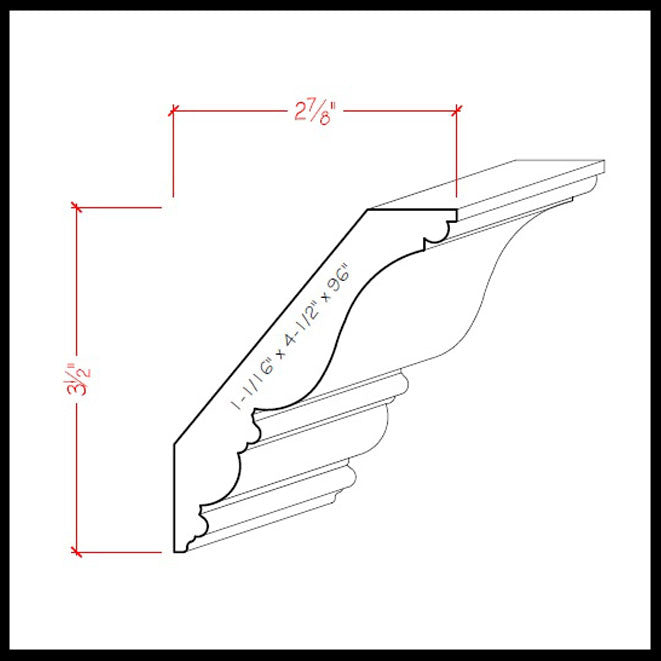 EWCR27 Crown Moulding Trim