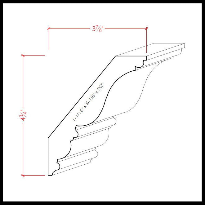 EWCR28 Crown Moulding Trim