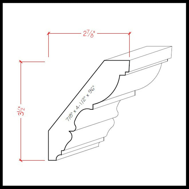 EWCR30 Crown Moulding Trim