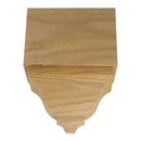 EWCR82 Middle Corner Block 4-1/4" Tall x 3" deep 6" Face Unfinished