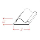 EWPM17 Panel Molding 1-1/2" wide x 9/16" Trim. Unfinished