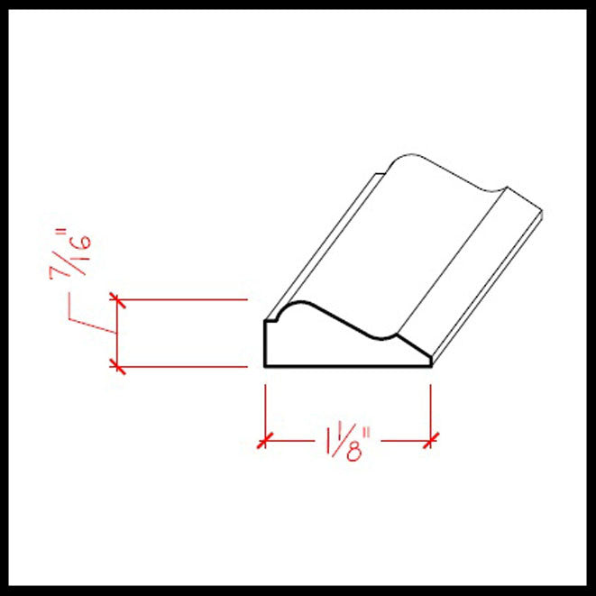 EWPM38 Colonial Panel Moulding Trim